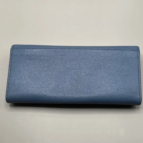 Furla Italian Beautiful Blue Wallet Furla Lux - Picture 8 of 9